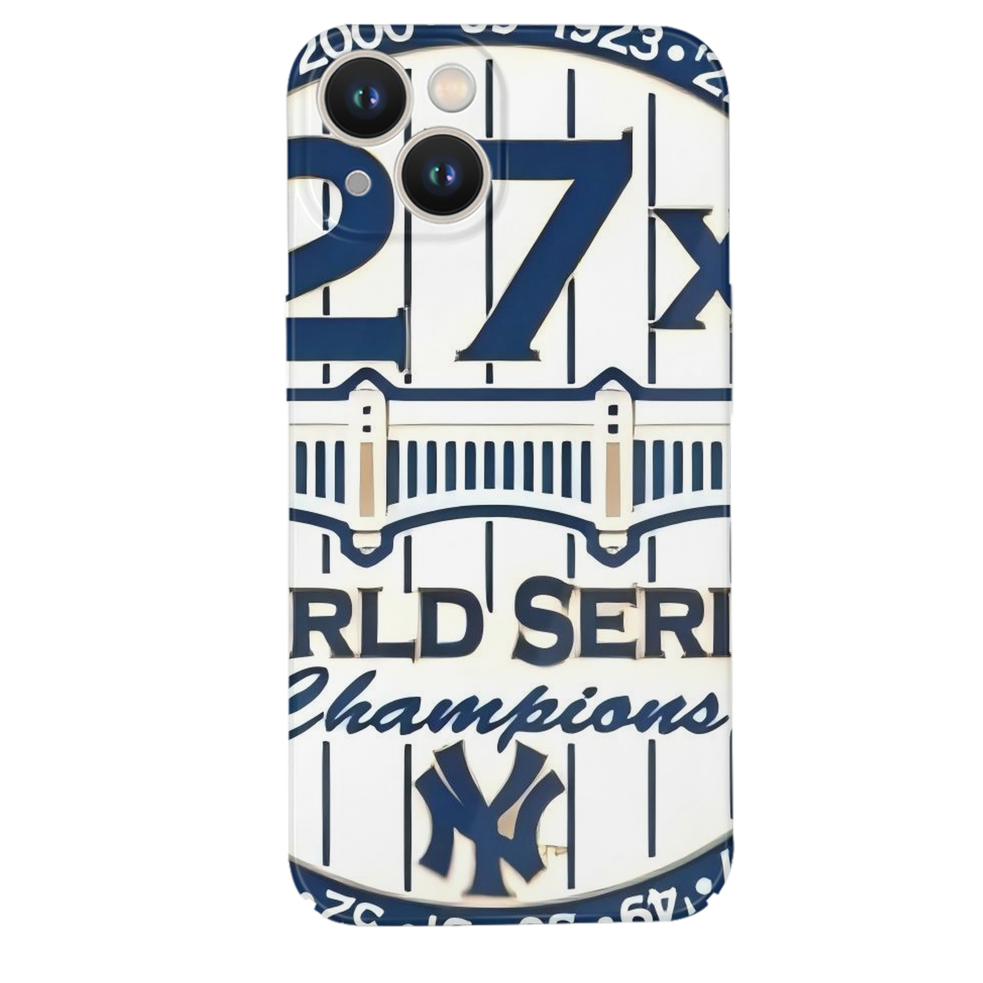 New York Yankees 263 IPhone 14 Series Full-Cover Hard Case – Shockproof With Raised Camera Protection – Precise Cutouts, Wireless Charging Compatible – Durable, Anti-Yellowing, Easy To Clean